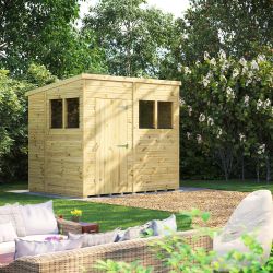 Powersheds Prem Pent GDN Shed 8ftx6ft