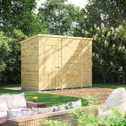 Powersheds Prem Pent GDN Shed 10ftx4ft Wndless
