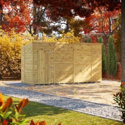 Powersheds Prem Pent GDN Shed 14ftx6ft Wndless