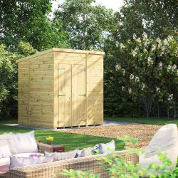 Powersheds Prem Pent GDN Shed 6ftx6ft Wndless DD