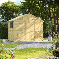 Powersheds Prem Apex GDN Shed 6ftx10ft