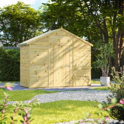 Powersheds Prem Apex GDN Shed 4ftx10ft Wndless