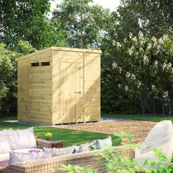 Powersheds Prem Pent Security Shed 6ftx6ft