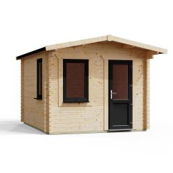 Powersheds Apex Retreat LCabin 10ftx12ft Window SD