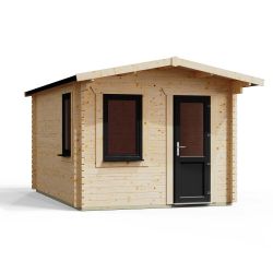 Powersheds Apex Retreat LCabin 10ftx14ft Window SD
