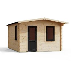 Powersheds Apex Retreat LCabin 12ftx14ft SD Window