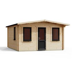 Powersheds Apex Deluxe Retreat LCabin 14ftx16ft DC