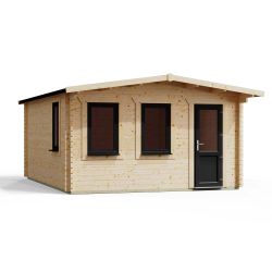 Powersheds Apex DeluxeRetreat LCabin 14ftx18ft DTR