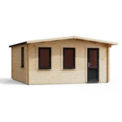Powersheds Apex DeluxeRetreat LCabin 16ftx16ft DTR