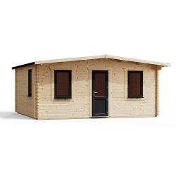 Powersheds Apex Deluxe Retreat LCabin 18ftx16ft DC
