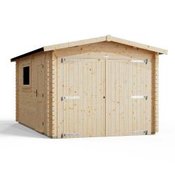 Powersheds Apex Garage Log Cabin 16ftx10ft
