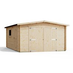 Powersheds Apex Garage Log Cabin 20ftx14ft