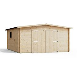 Powersheds Apex Garage Log Cabin 20ftx16ft