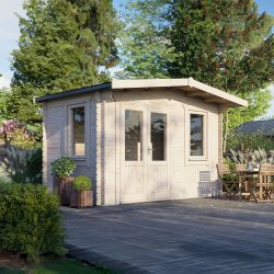 Powersheds Chalet Clasic LCabin 8ftx14ft DTL 44mm