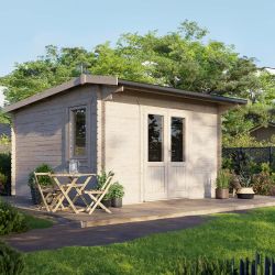 Powersheds Apex Clasic LCabin 14ftx14ft DC 44mm