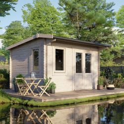 Powersheds Apex Clasic LCabin 14ftx12ft DTR 44mm
