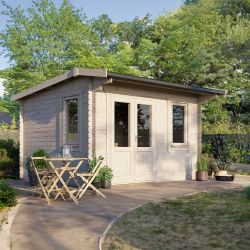 Powersheds Apex Clasic LCabin 14ftx12ft DTL 44mm