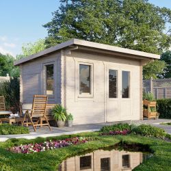 Powersheds Pent Clasic LCabin 14ftx10ft DTR 44mm