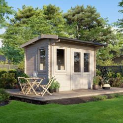 Powersheds Apex Clasic LCabin 12ftx8ft DTR 44mm