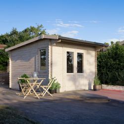 Powersheds Apex Clasic LCabin 12ftx14ft DC 44mm