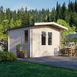 Powersheds Chalet Clasic LCabin 12ftx12ft DC 44mm