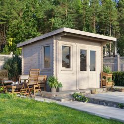 Powersheds Pent Clasic LCabin 12ftx10ft DTR 44mm