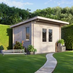 Powersheds Pent Clasic LCabin 12ftx10ft DC 44mm