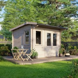 Powersheds Apex Clasic LCabin 12ftx10ft DTR 44mm