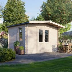 Powersheds Chalet Clasic LCabin 10ftx14ft DC 44mm