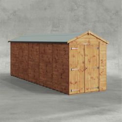 Powersheds Apex Garden Shed 20ftx5ft Windowless DD