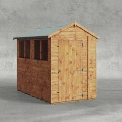 Powersheds Apex Garden Shed 8ftx5ft