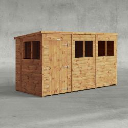 Powersheds Pent Garden Shed 12ftx5ft