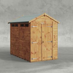 Powersheds Apex Security Shed 8ftx5ft DD