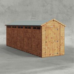 Powersheds Apex Security Shed 20ftx5ft