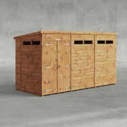 Powersheds Pent Security Shed 12ftx5ft DD