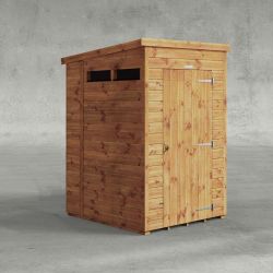 Powersheds Pent Security Shed 4ftx5ft