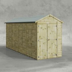 Powersheds Prem Apex GDNSHD 16ftx5ft Windowless DD