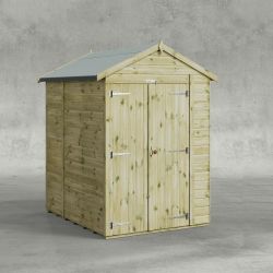 Powersheds Prem Apex GDNSHD 6ftx5ft Windowless DD