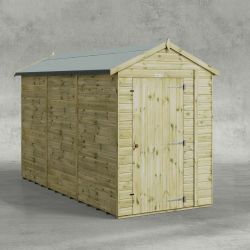 Powersheds Prem Apex Garden Shed 12ftx5ft Wndless