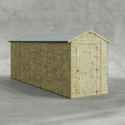 Powersheds Prem Apex Garden Shed 20ftx5ft Wndless