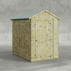 Powersheds Prem Pent Security Shed 7ft x 5ft