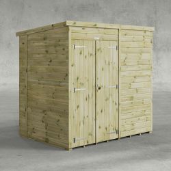 Powersheds Prem Pent GDN Shed 7ft x 5ft Wndlss DD