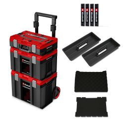 Einhell Sealed E-Case Rolling Toolbox Trolley Tower