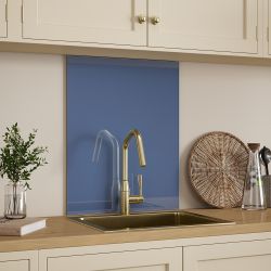 Bluebell Shimmer Glass Kitchen Splashback 60x75cm