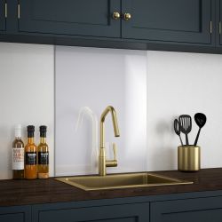 Platinum Glass Kitchen Splashback 60x75cm