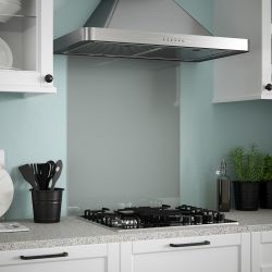Slate Grey Glass Kitchen Splashback 60x75cm