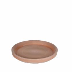 Antique Round 22cm Terracotta Plate