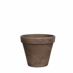 Basalt Round 15.5cm Grey Plant Pot