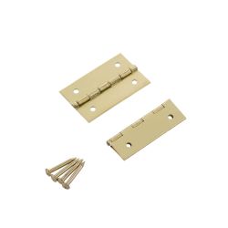 Suki Casket Hinge 12X 25 Brass Plated