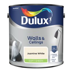 Dulux Walls & Ceilings Soft Sheen Jasmine White 2.5L